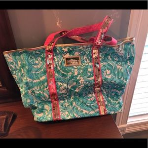 Lily Pulitzer bag sorority edition- alpha delta pi